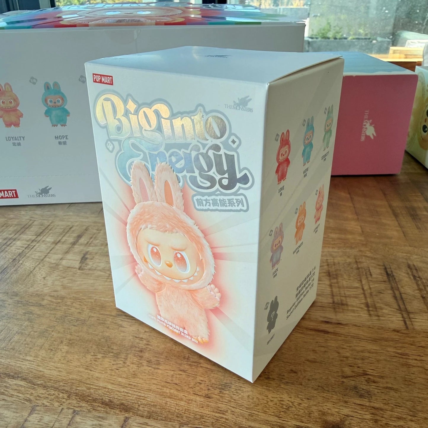 Original POP MART Labubu The Monsters Big Into Energy Series blind box packaging