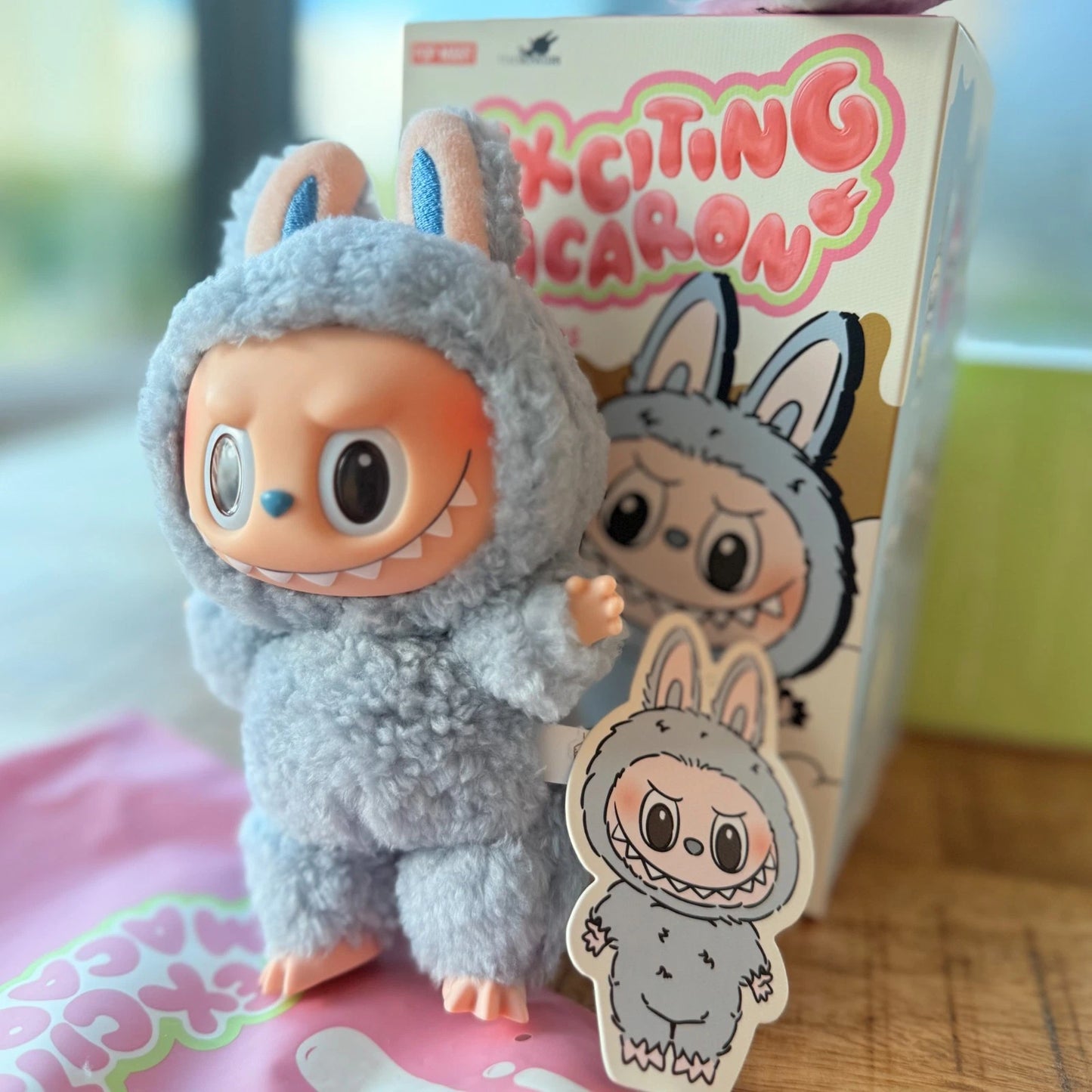 Original POP MART THE MONSTERS Exciting Macaron Sea Salt Coconut confirmed figure, authentic collectible