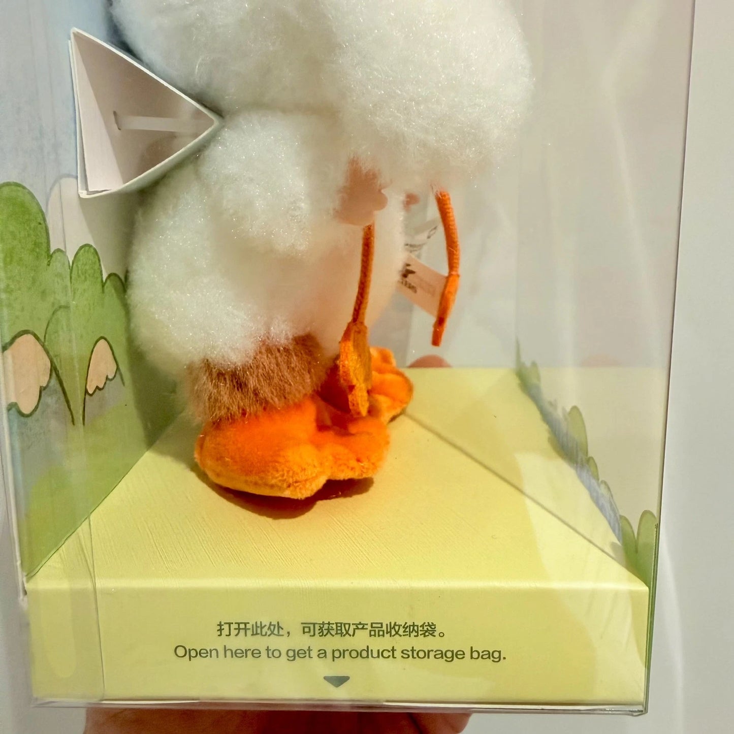 Close up of Original POP MART Labubu Forest Fairy Tale China Exclusive Duck Outfit Limited Edition