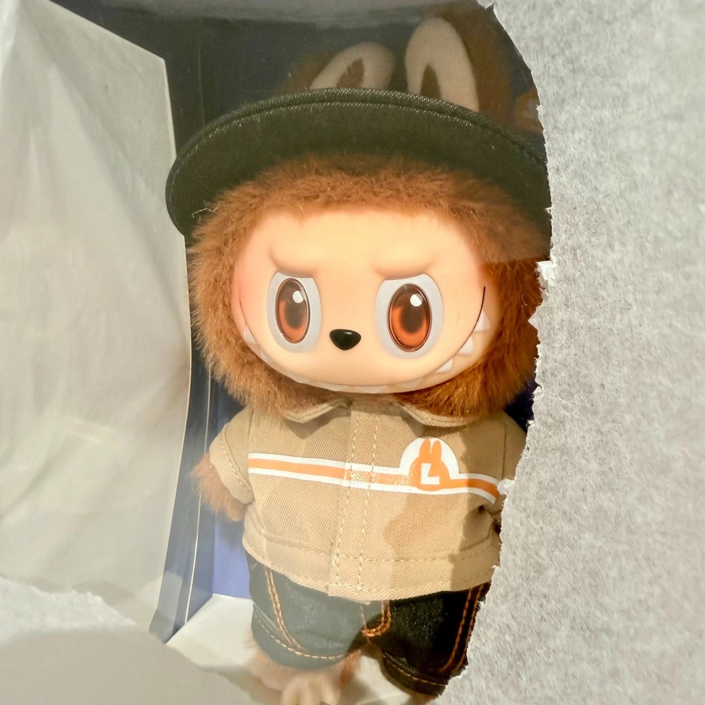 Original POP MART Labubu Wacky Mart Series Convenience Store Staff Vinyl Plush Blister Pack