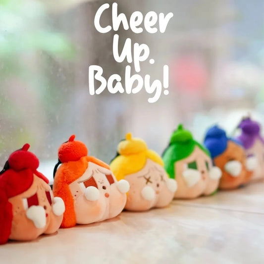 CRYBABY Cheer Up, Baby! plush pendant blind box with multiple character designs