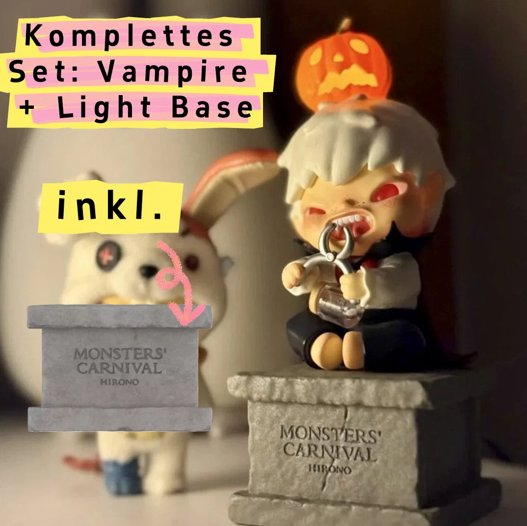Hirono Monsters’ Carnival Vampire figure with light base