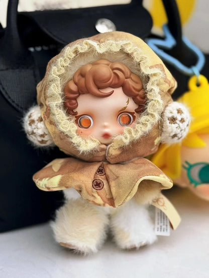 Original POP MART Skullpanda L’impressionnisme amber plush doll, confirmed figure with original packaging