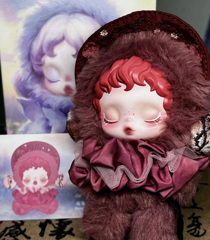 Original POP MART Skullpanda L’impressionnisme Blossom plush doll, confirmed figure with original packaging