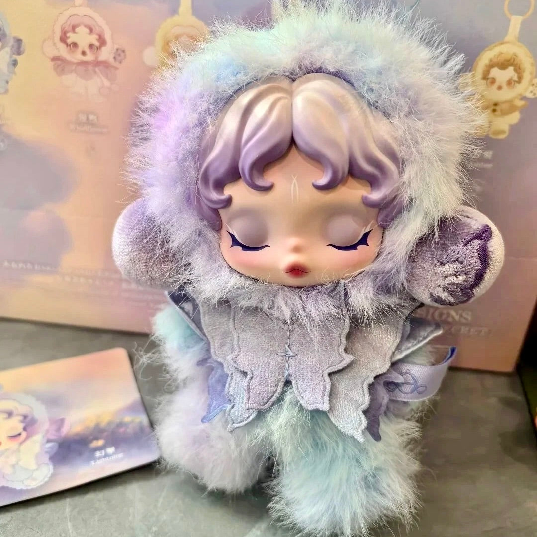 Original POP MART Skullpanda L’impressionnisme Lightning plush doll, confirmed figure with original packaging