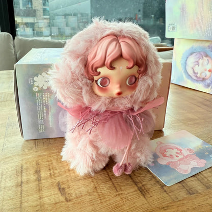 Original POP MART Skullpanda L’impressionnisme windflower plush doll, confirmed figure with original packaging