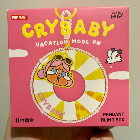 POP MART CRYBABY Vacation Mode On Series blind box front packaging