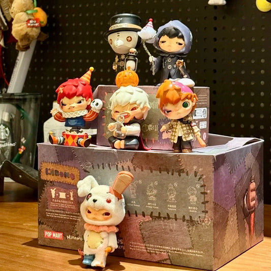 POP MART Hirono Monsters’ Carnival figure displayed on illuminated light base