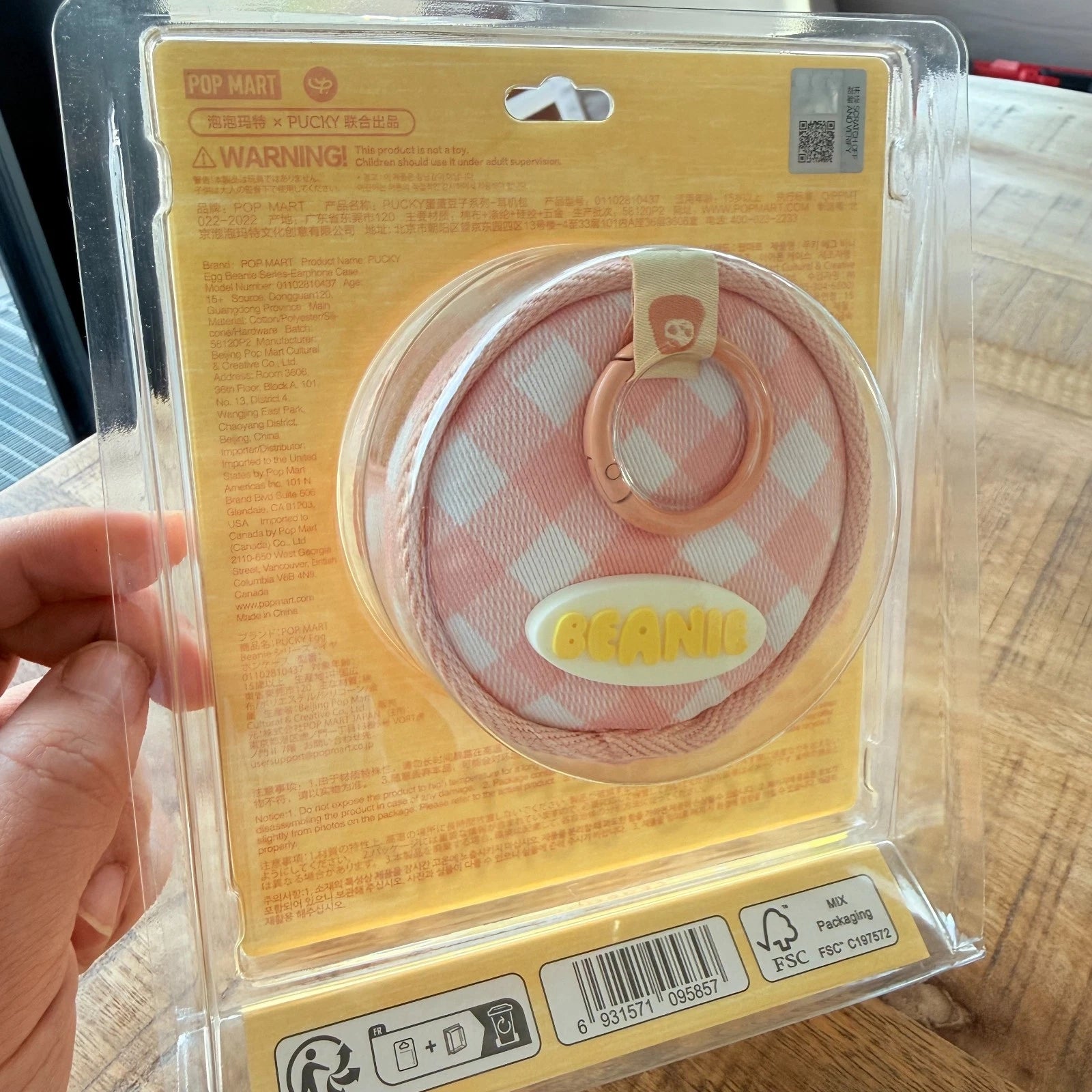 POP MART PUCKY Egg Beanie Earphone Case originalverpackt OVP