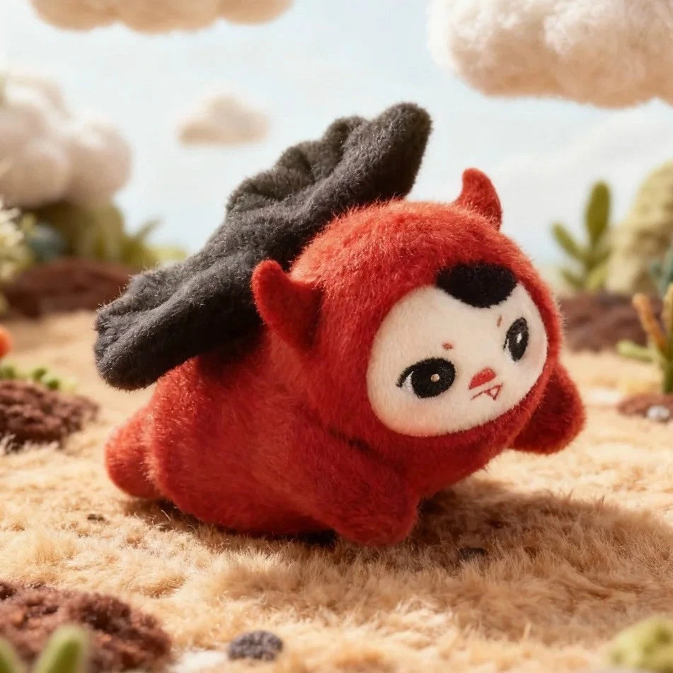 POP MART PUCKY Beanie Flying Babies devil Baby plush pendant confirmed box