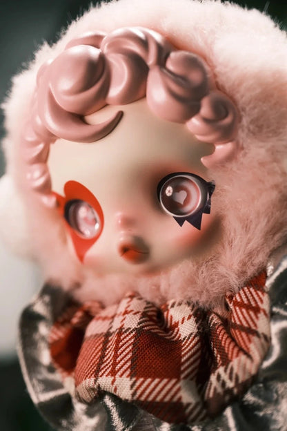 Original POP MART SKULLPANDA Winter Symphony Series plush – Rhapsody face confirmed figure