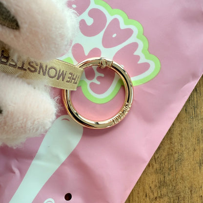 Original POP MART THE MONSTERS Exciting Macaron metal ring details