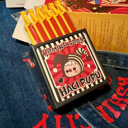 POP MART WHY SO SERIOUS magnetic sealing clip and storage box set – HACIPUPU Silver Mist Clown (confirmed)