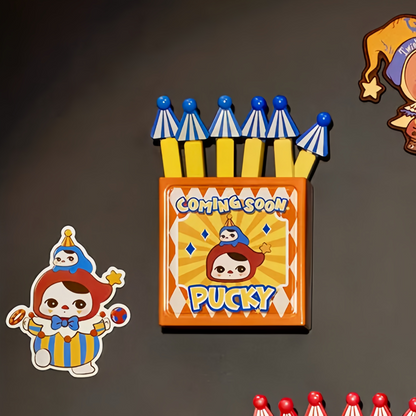  POP MART WHY SO SERIOUS magnetic sealing clip and storage box set – PUCKY Acrobatic Sprite (confirmed)