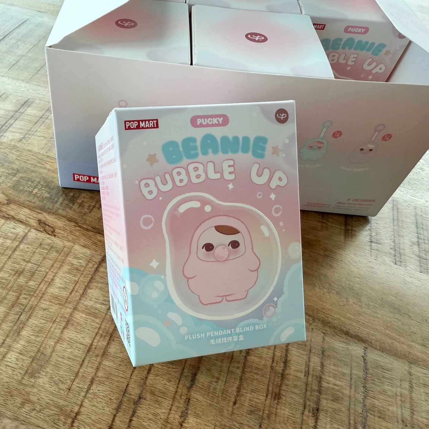 POP MART PUCKY Beanie Bubble Up Series plush pendant blind box, factory sealed packaging
