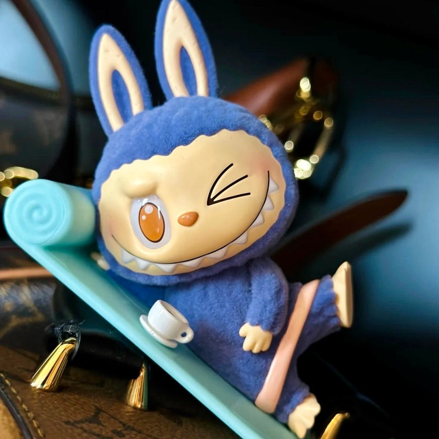 POP MART THE MONSTERS Lazy Yoga Americano figure - collectible designer toy