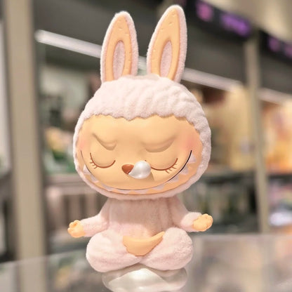 POP MART THE MONSTERS Lazy Yoga Sleeping figure - flocked texture