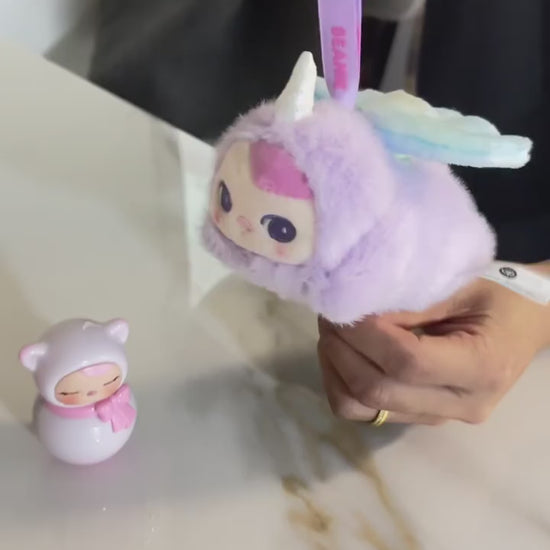 POP MART PUCKY Beanie Flying Babies Cupid Baby plush pendant flying