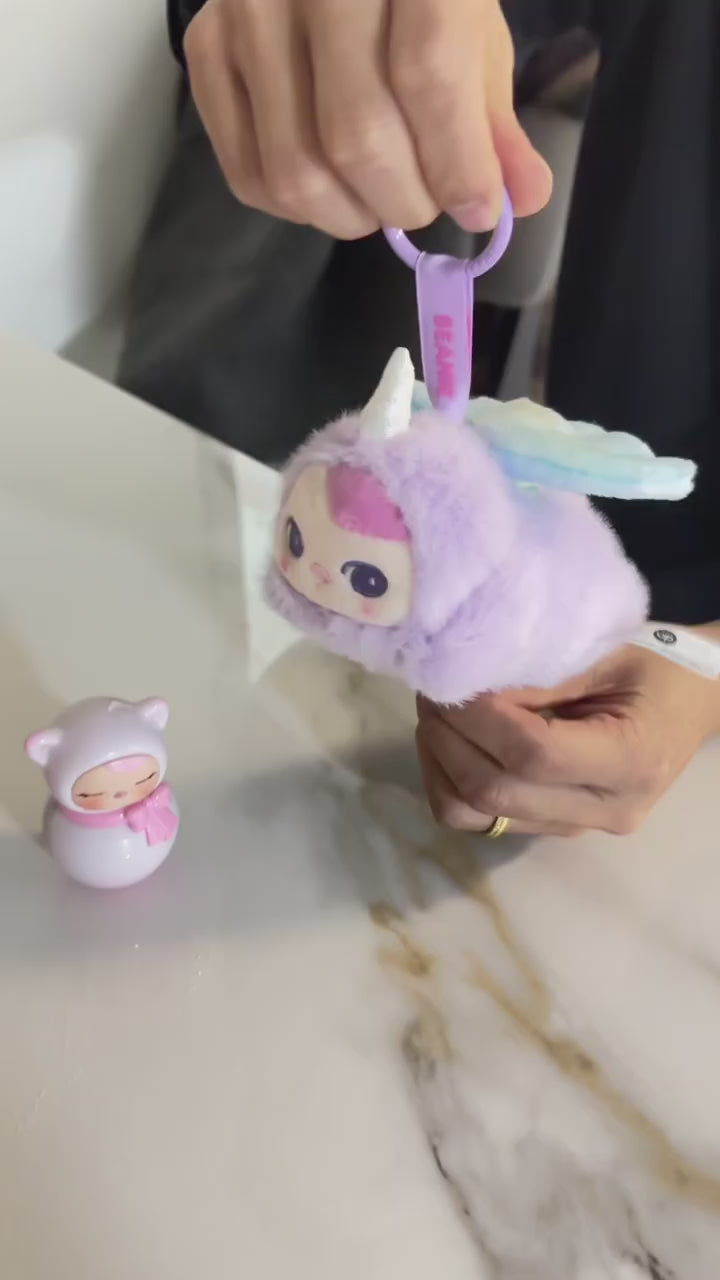 POP MART PUCKY Beanie Flying Babies Cupid Baby plush pendant flying