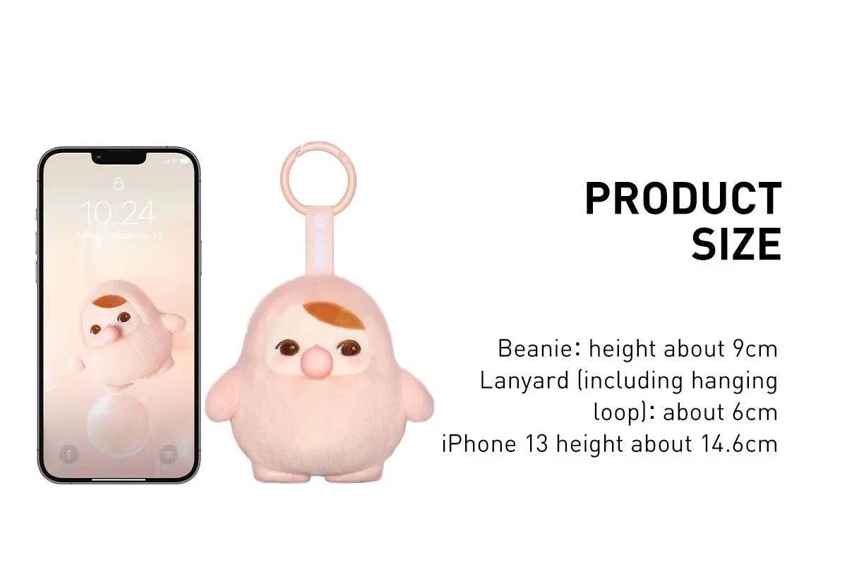PUCKY Beanie Bubble Up Series Bubble plush pendant keychain size