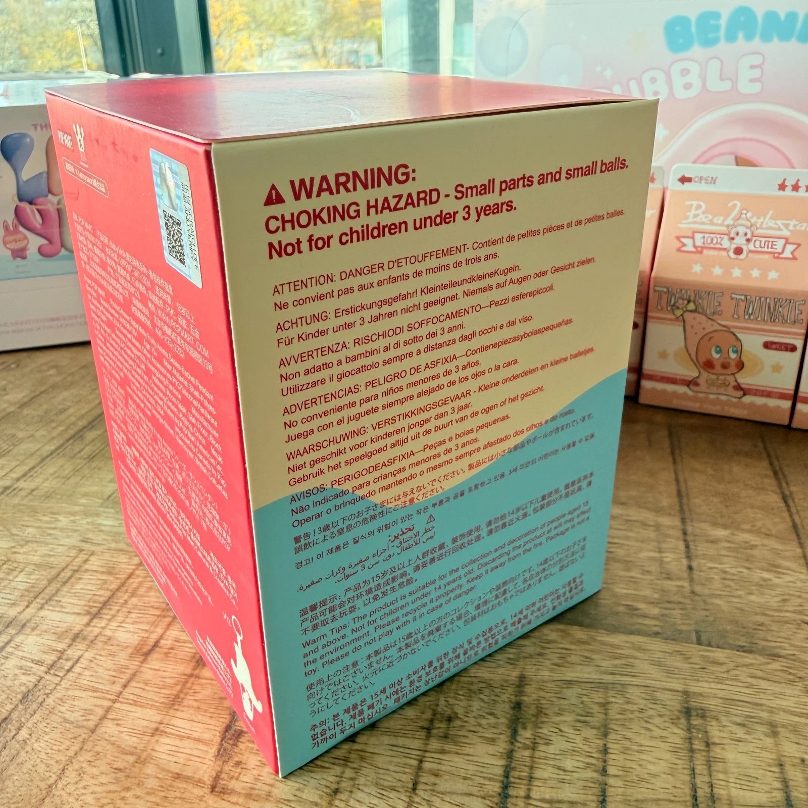 Baby Molly Fruity Aroma Series Blind Box Packaging Front side with Strawberry Molly