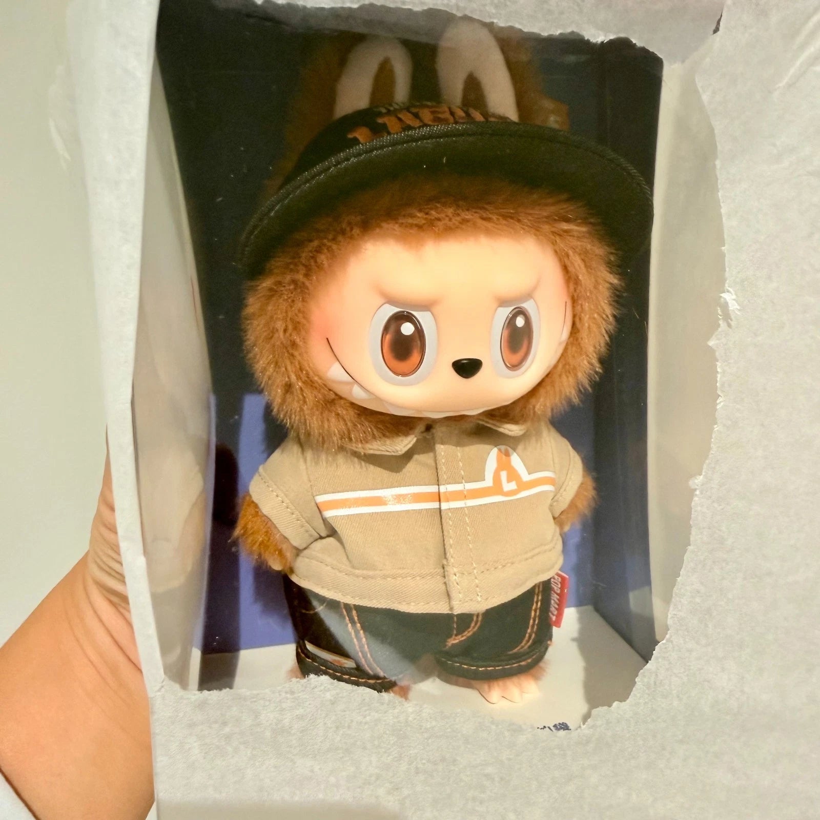 Original POP MART Labubu Wacky Mart Series Convenience Store Staff Vinyl Plush Blister Pack