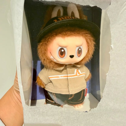 Original POP MART Labubu Wacky Mart Series Convenience Store Staff Vinyl Plush Blister Pack