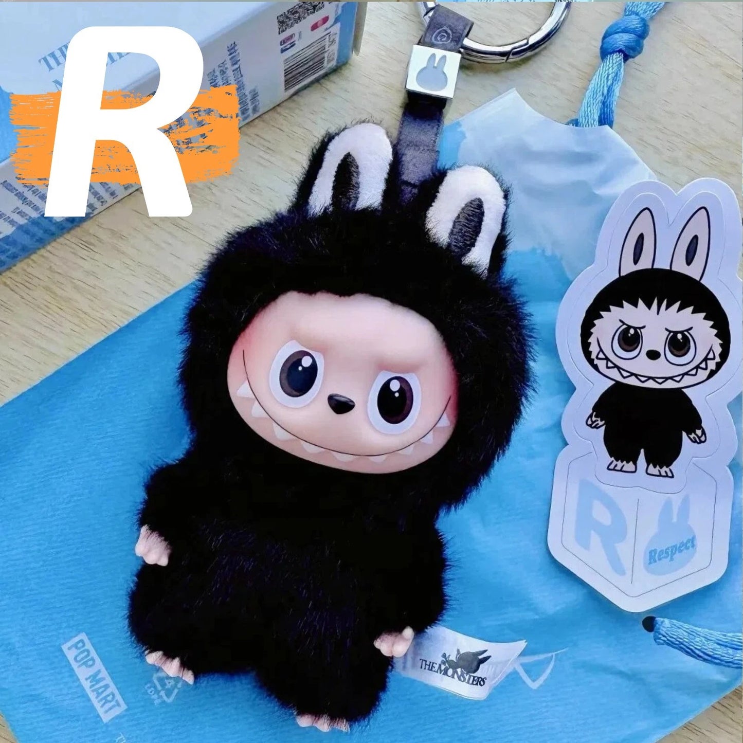 THE MONSTERS Pin for Love plush pendant letter R