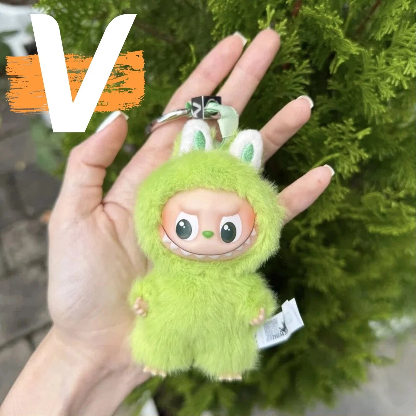 THE MONSTERS Pin for Love plush pendant letter V