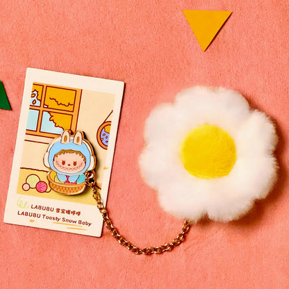 POP BEAN LABUBU Toasty Snow Baby fridge magnet